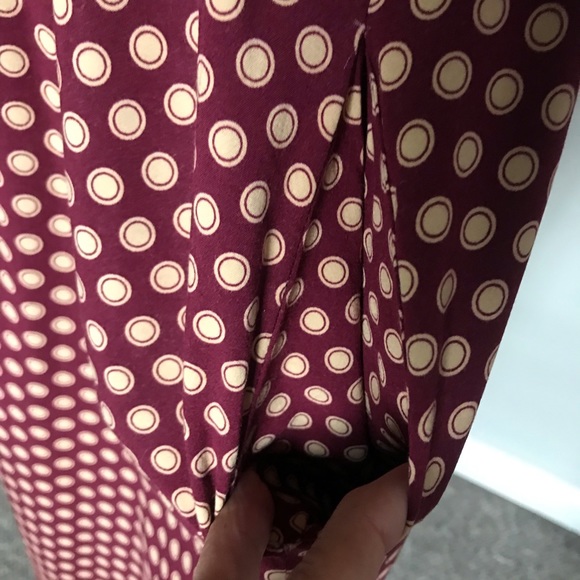 Trashy Diva wine dot Lizzie dress size 8 - Picture 9 of 12